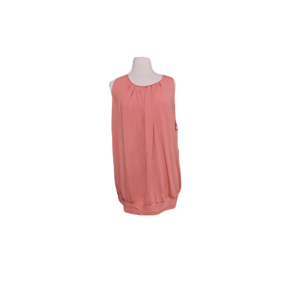 Zenana Premium 3xl Mini Dress Pink Scoop Neck Tank Shirt Blouse. Dimensi…